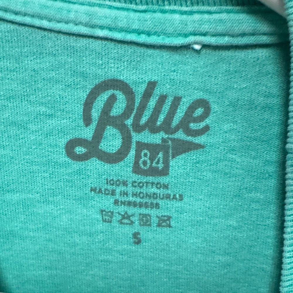 Blue 84 Teal Long Sleeve Tee with Grand Canyon Railway Design - Picture 3 of 6